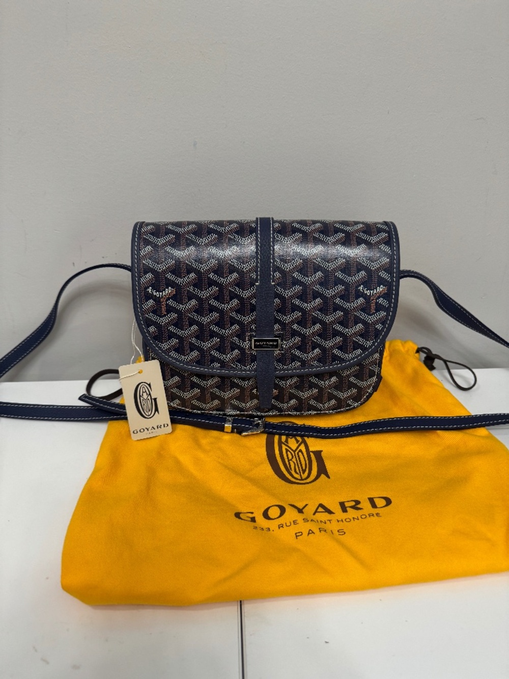 Goyard Belvedere PM Bleu (Navy)